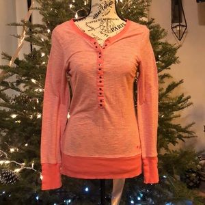 💗 Roxy Pink & White Striped Tee